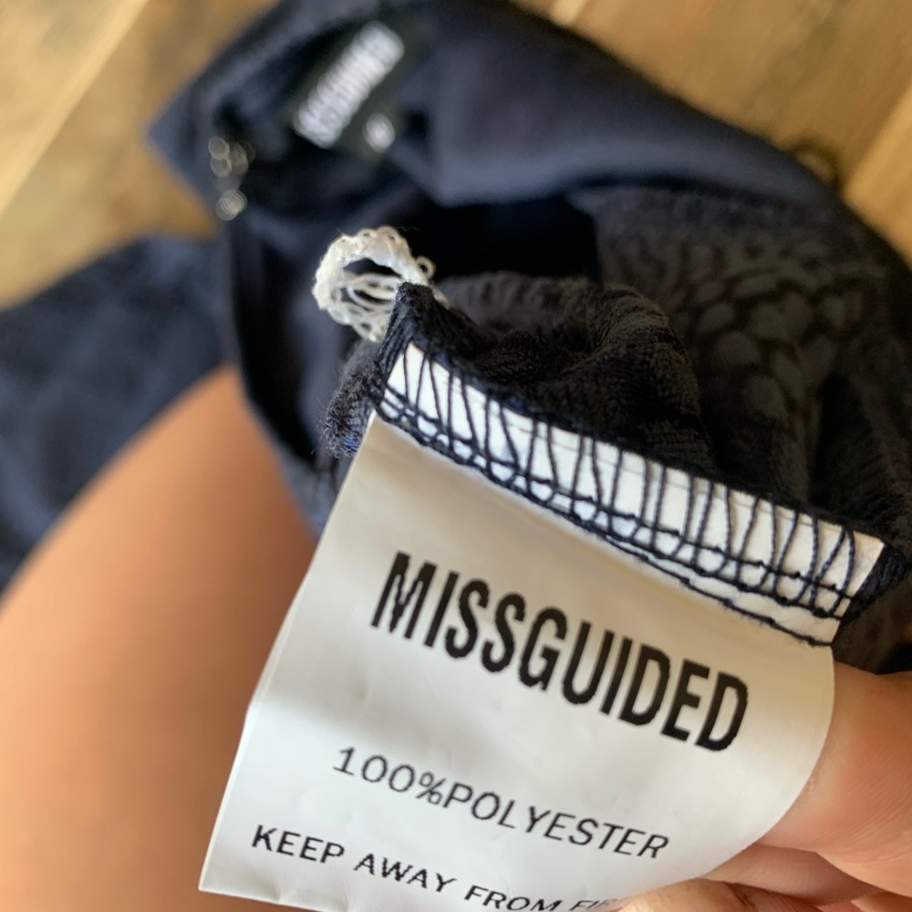 ✨ Missguided Blue Snake Print Jumpsuit Strapless - Picture 5 of 16